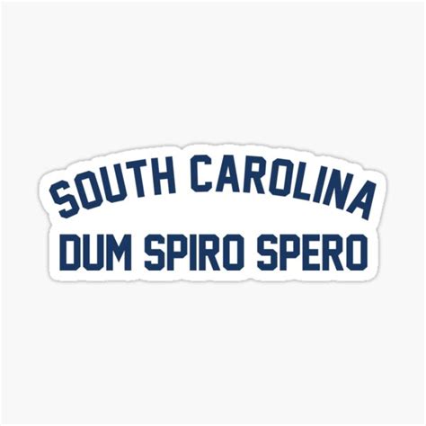 The South Carolina Motto State Motto Of South Carolina Sticker By