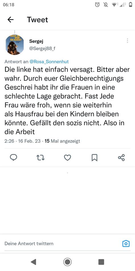 Rosa Sonnenhut On Twitter Wir Frauen W Nschen Uns Nichts Sehnlicher