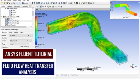 Ansys Fluent Tutorial For Beginners Flow Through Duct Youtube