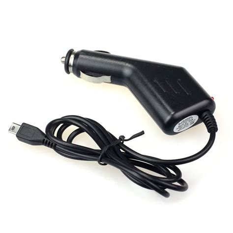 Universal Car Mini Usb Charger Power Adapter For Garmin Nuvi Gps Black