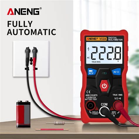 US 12 49 ANENG V02A Measurement Digital Multimeter Counts Digital