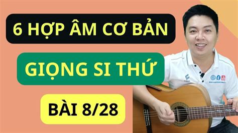 6 Hợp âm Guitar Cơ Bản Của Giọng Si ThỨ Điệu Bolero ĐỂ NhỚ MỘt ThỜi Ta ĐÃ YÊu Hopamguitar