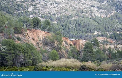 Landslide Damage after Storms Stock Photo - Image of forest ...