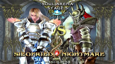 Soul Calibur 3 PS2 Walkthrough Siegfried YouTube