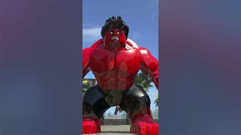 Lego Marvel Super Heroes Red Hulk Transformation Youtube