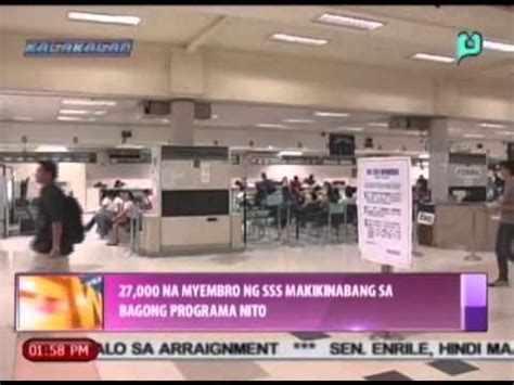 News Na Miyembro Ng Sss Makikinabang Sa Bagong Programa Nito