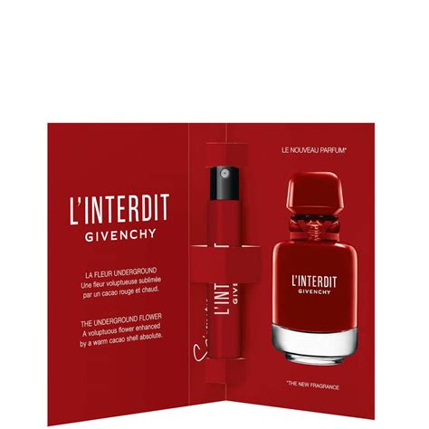 Givenchy L Interdit Rouge Ultime Eau De Parfum Ml Sample