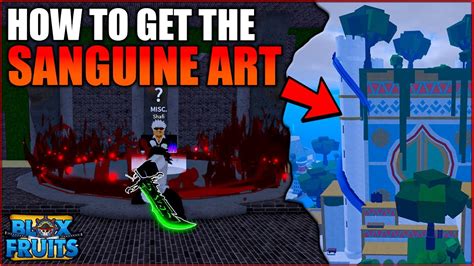 How To Get The New Sanguine Art In Blox Fruits Works Bloxfruits