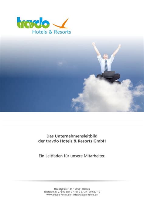 Das Unternehmensleitbild Der Travdo Hotels Resorts Gmbh Ein