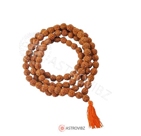 Face Rudraksha Mala Size Mm Astrovibz