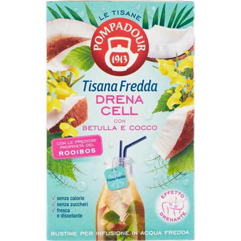 Tisana A Freddo Drena Cellulite Betulla E Cocco POMPADOUR 45 G Coop Shop