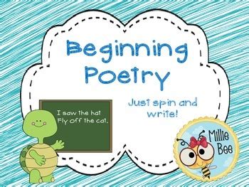 Poetry for Beginners by MillieBee | Teachers Pay Teachers