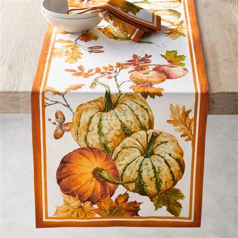 Heirloom Pumpkin Table Runner Williams Sonoma