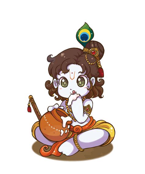 Download Free Lord Krishna Childhood PNG Pic - PNGBONG