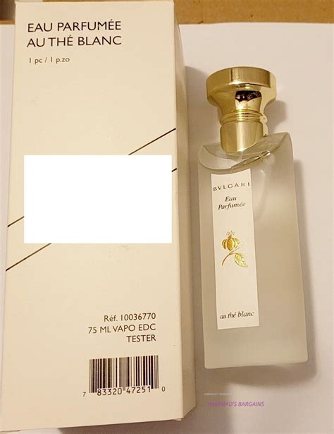 BVLGARI EAU PARFUMEE AU THE BLANC EDC 2 5 OZ 75 ML FOR UNISEX NEW IN