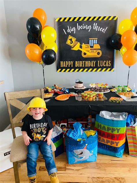 Construction Birthday Banner Construction Backdrop Custom Etsy Artofit