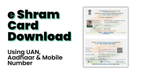 E Shram Card Registration Apply Online Benefits Eshram Gov In