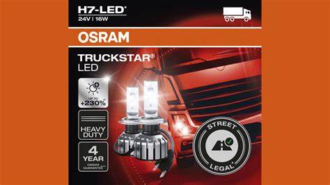 Osram Truckstar H Nachr St Led F R Volt Lkw Auto Motor Und Sport