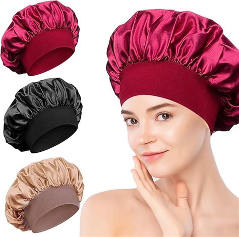 Bonnet Satin Cheveux Nuit Lot De Bonnet De Nuit Satin Bonnet Satin