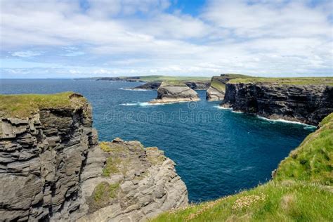 Cliffs of Kilkee in Co. Clare, Ireland Stock Photo - Image of landscape ...