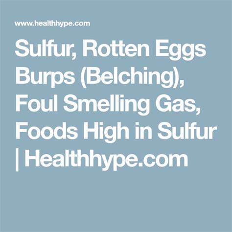 List 104 Pictures How To Get Rid Of Sulfur Burps Quickly Superb