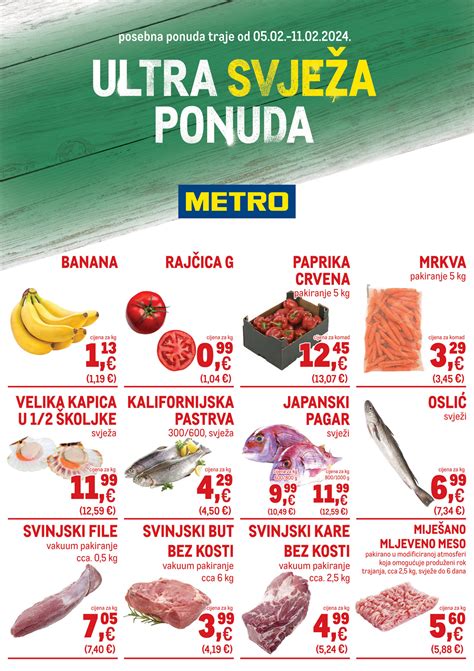 Metro Croatia Ultra Svje A Ponuda Stranica