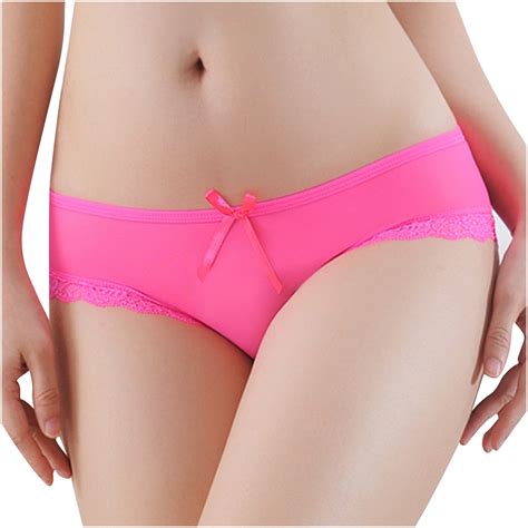 Yydgh Women Sexy Floral Lace Panties Back Criss Cross Hollow Out