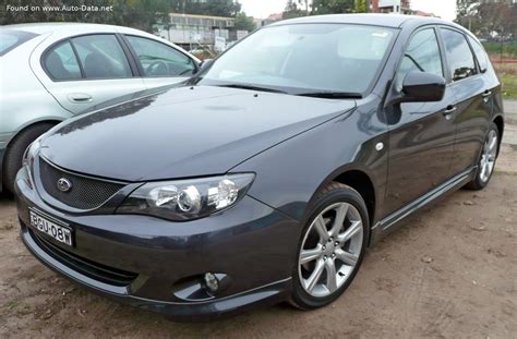 2007 Subaru Impreza III Hatchback RF 1.5 (107 Hp) AWD | Technical specs ...