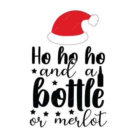 Premium Vector Funny Christmas Wine Svg Design Funny Christmas Wine Svg