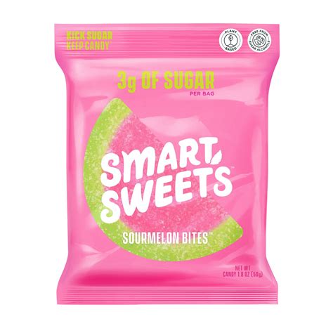 Smart Sweets Sour Watermelon Bites 50g - Health Essentials