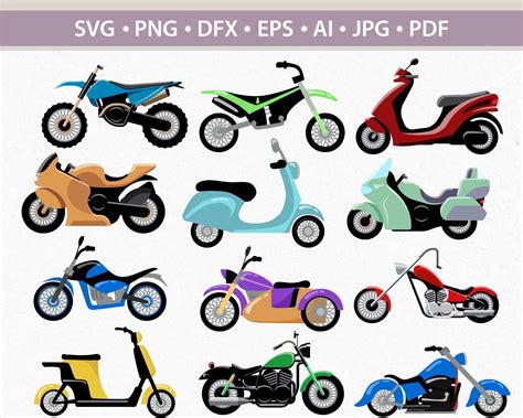 Motorcycle Svg Bundle Motorbike Svg Chopper Svg Biker Svg Etsy