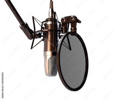 Hanging Condenser Microphone Stock Illustration Adobe Stock