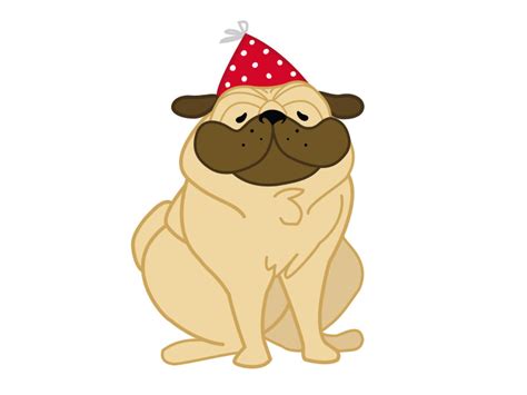 Party Pug by Win Evans on Dribbble