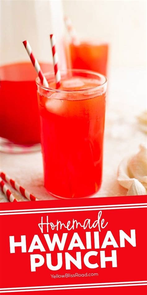 Homemade Hawaiian Punch Recipe Hawaiian Punch Recipes Hawaiian