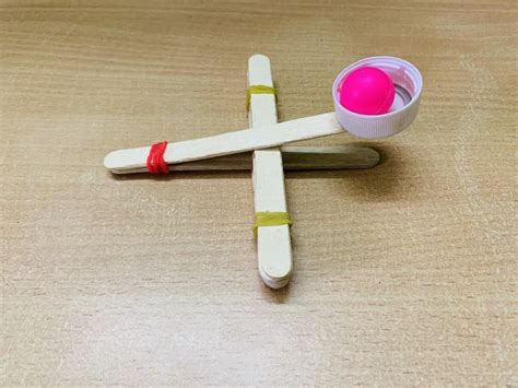 Popsicle Sticks Catapult Easiest Catapult How To Make Catapult