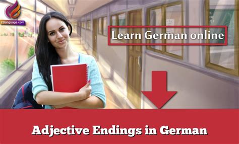 Adjective Endings In German Learn German Online