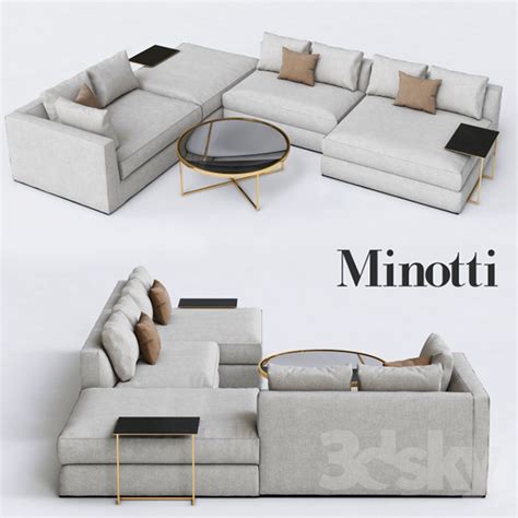 Minotti 3d Models For Free Collection Part 2 Behance