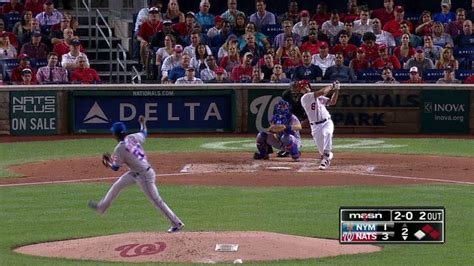 Nym Wsh Rendon Hammers A Three Run Homer To Left Youtube