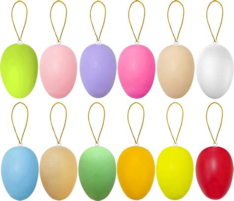 Udikefo Easter Eggs Decorations Plastic Easter Eggs Pcs Colorful