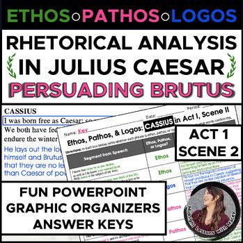 Ethos Pathos Logos Rhetorical Analysis Of Cassius 1 2 In Julius Caesar