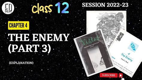 The Enemy Part Pearl S Buck Class Th English Core Youtube