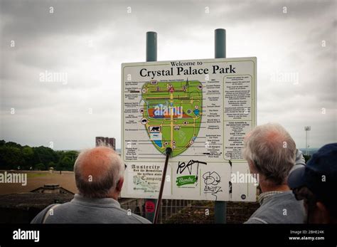 Map of Crystal Palace Park, London, England, UK Stock Photo - Alamy