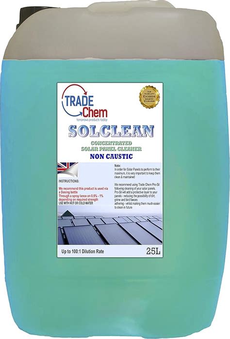 Trade Chemicals Solclean Concentrated Solar Panel Cleaner L