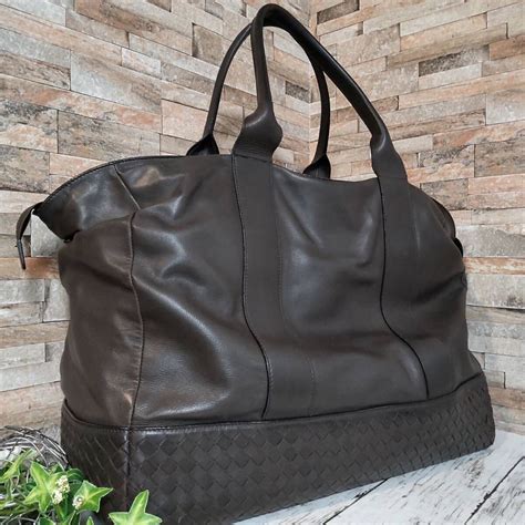 1円 至高の逸品 Bottega Veneta ボッテガヴェネタ ボストンバッグ ビジネスバッグ トートバッグ レザー イントレチャート