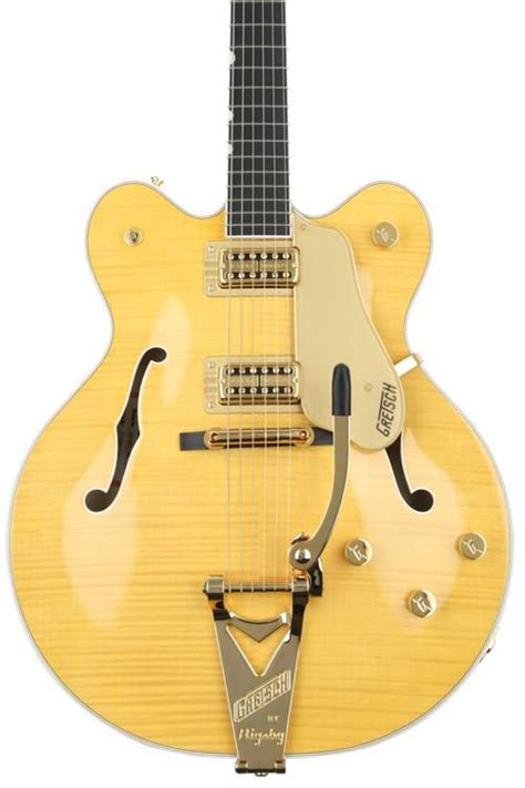 Gretsch G6122t Players Edition Country Gentleman Flame Maple Amber Stain Sweetwater