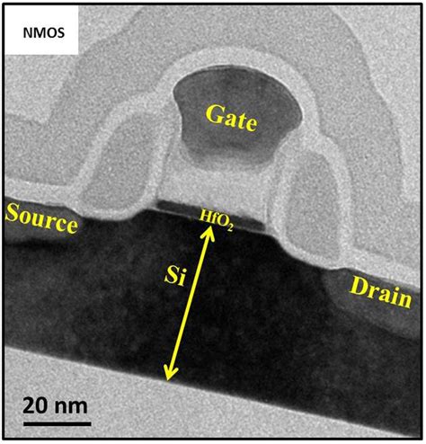 TEM Image Of The Fabricated PD SOI MOSFET At 32 Nm Technology Node With