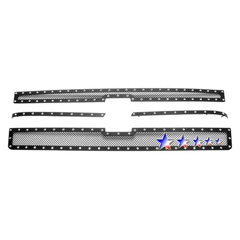 APG Chevy Silverado 2500 HD 3500 HD 2011 4 Pc Rivet Style Black 1