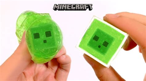 ゲルテープでスライムキューブスクイーズ 作ってみた【minecraft】〜how To Make Minecraft Slime Cube Squishy With Nano Tape