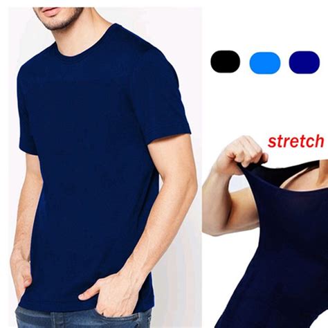 Jual Kaos Spandek Stretch Slimfit Pendek Short Sleeve TShirt Di Lapak