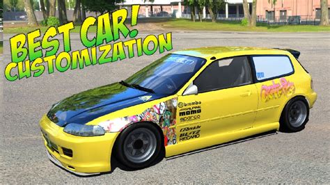 HONDA CIVIC EG6 SIR 2 - BEST CAR CUSTOMIZATION IN ANY GAME - ASSETTO CORSA - SIM RACING - YouTube